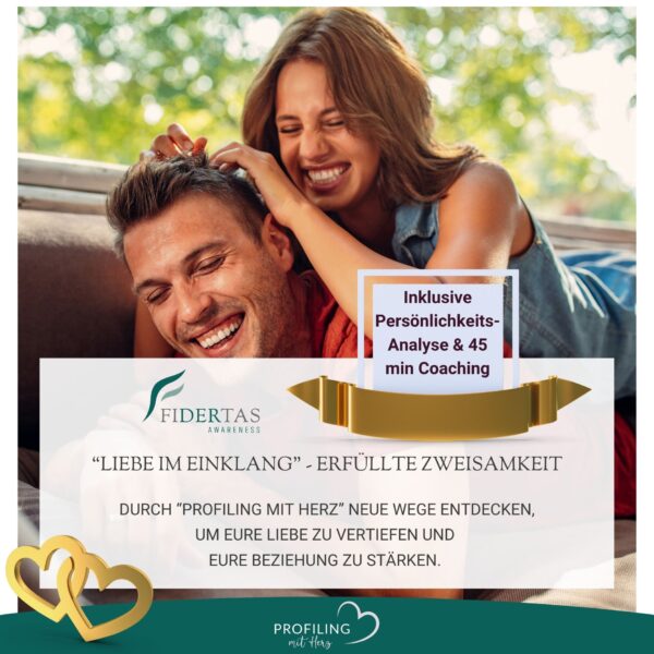 Mehr Tiefe und Erfüllung mit deinem Partner / deiner Partnerin! Meistere deine Ängste und Zweifel, um ein freies und selbstbewusstes Leben zu führen. INKLUSIVE einer 45-minütigen COACHING-SESSION!