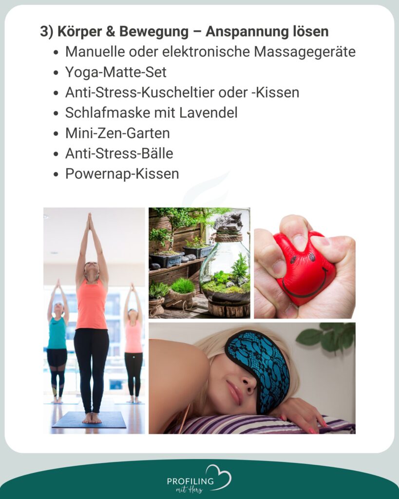 Emotionalen & psychischen Stress abbauen – mit liebevollen Anti-Stress-Geschenken für Frauen, die Körper und Seele beruhigen.